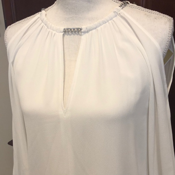 Michael Kors Cold Shoulder Top - Picture 2 of 8